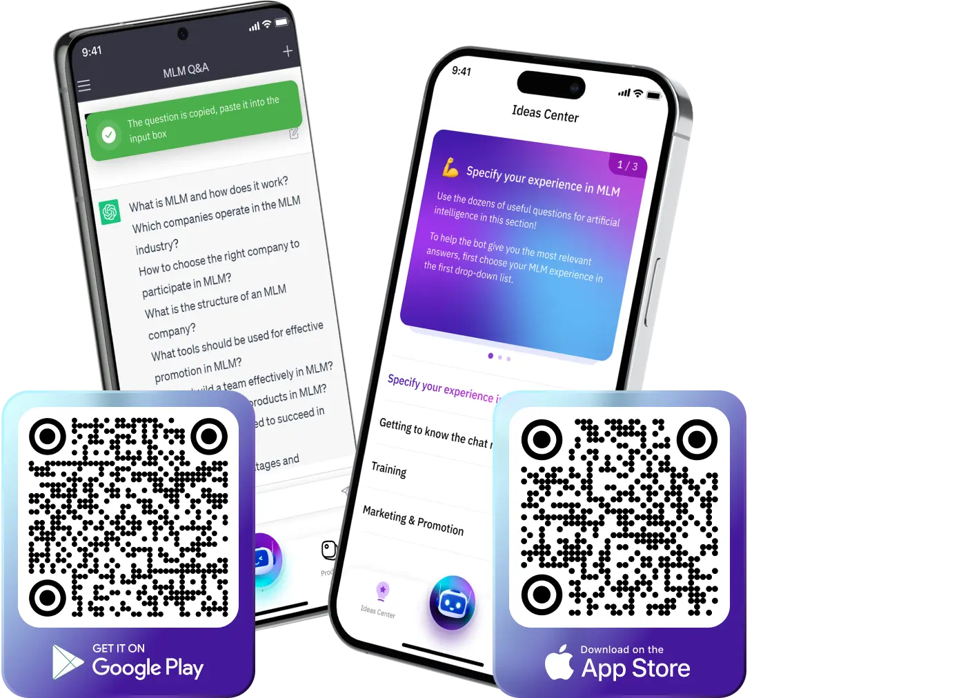 Мобильное приложение для МЛМ бизнеса